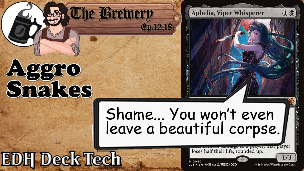 Aphelia, Viper Whisperer | Snakes / Aggro - The Brewery [S12E18]