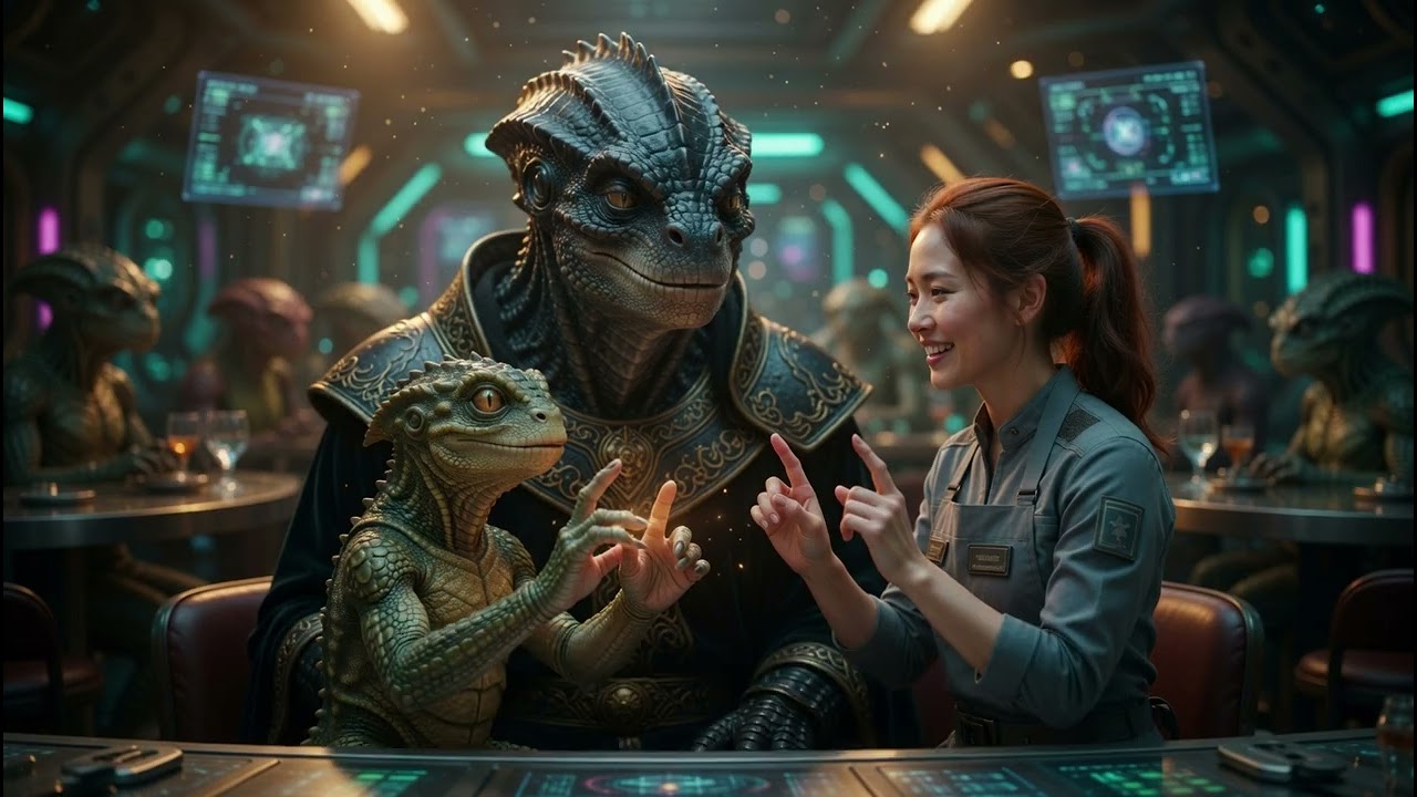 Alien Prince Speaks for the First Time – Human Teaches the Power of Sign Language 🌌🤝
