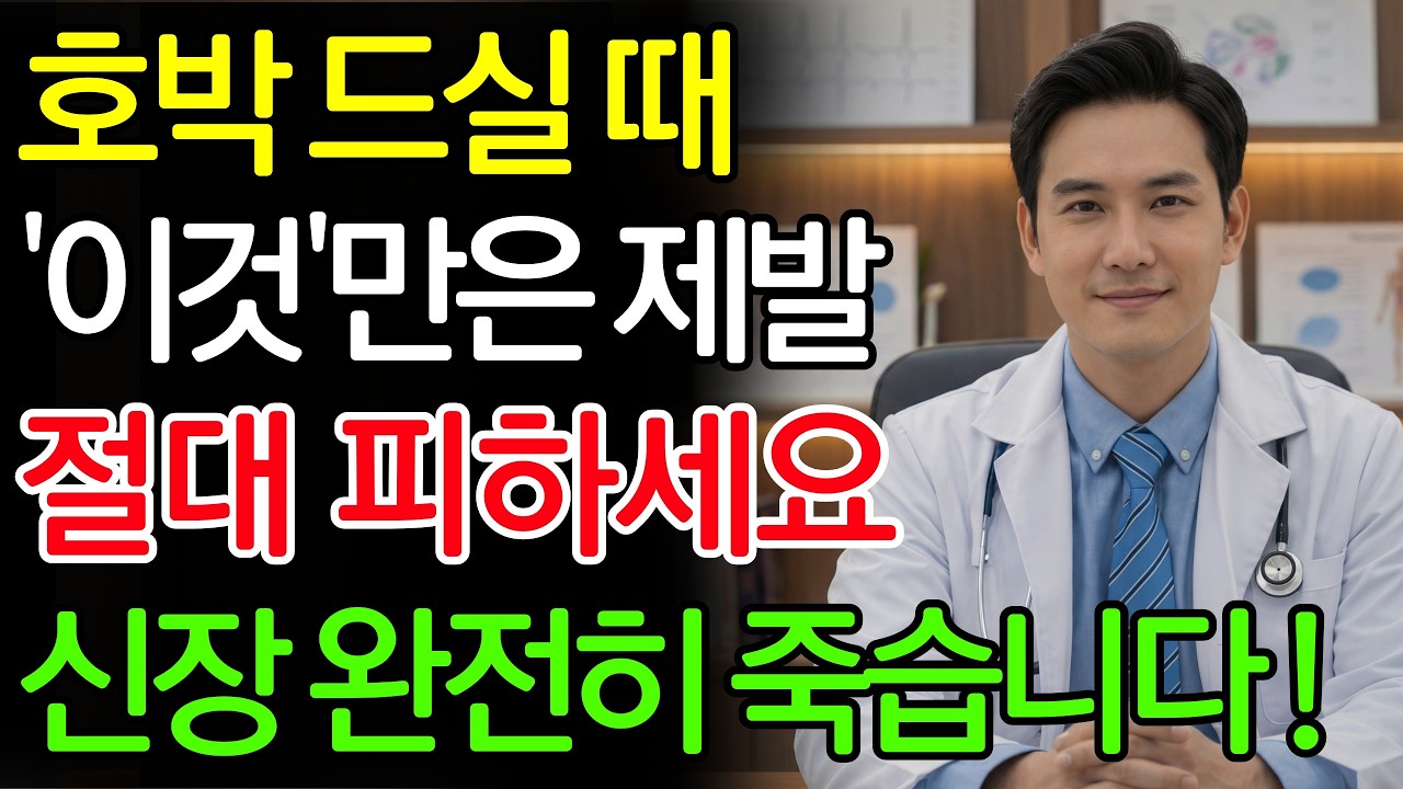 호박, ‘이것’과 같이 먹으면 콩팥 녹이는 독이 됩니다! 절대 먹으면 안 되는 최악의 궁합 TOP 3  | 신장에좋은음식 | 신장건강 |노년의 건강