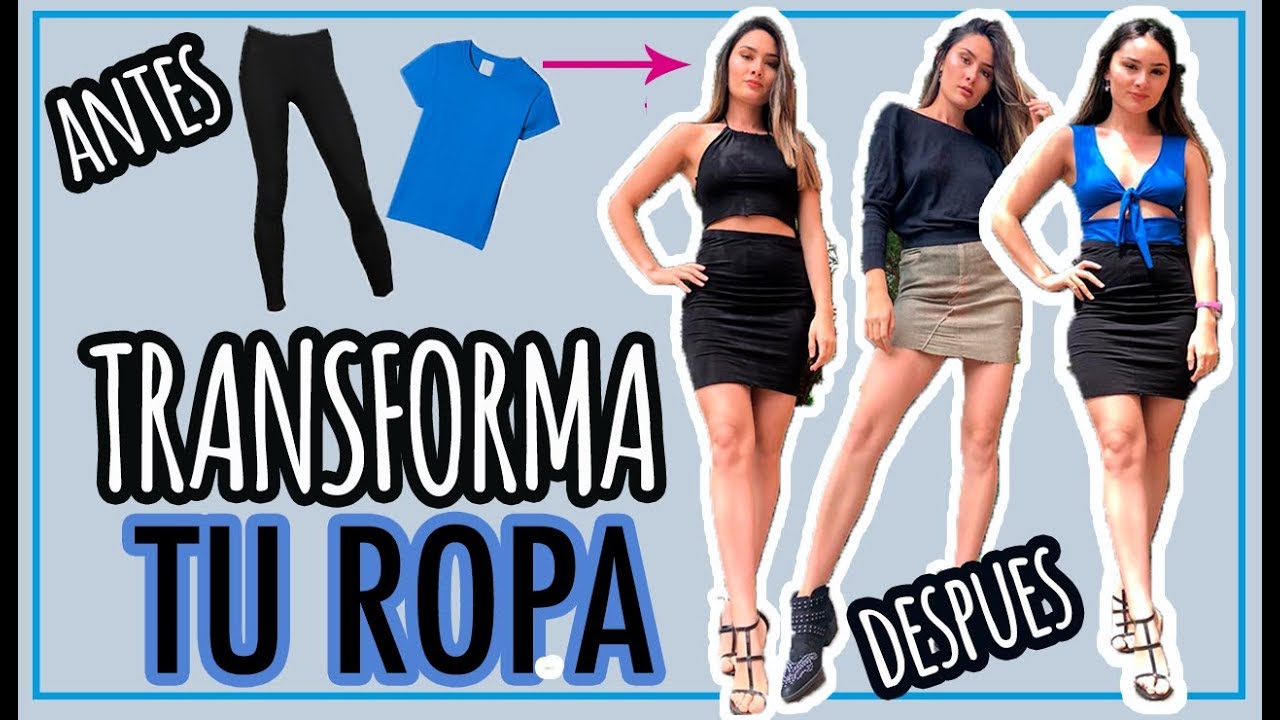 ¡ASÍ RENOVÉ MI ROPA VIEJITA Y ESTE FUE EL RESULTADO! Michelle Macia