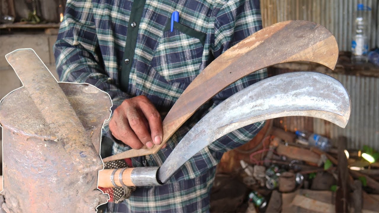 How To Turn A Small Piece Of Bomb Body Into A Knife Like This