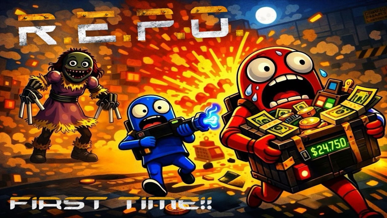 Trying R.E.P.O. For The FIRST Time!! w/​Stinja2x