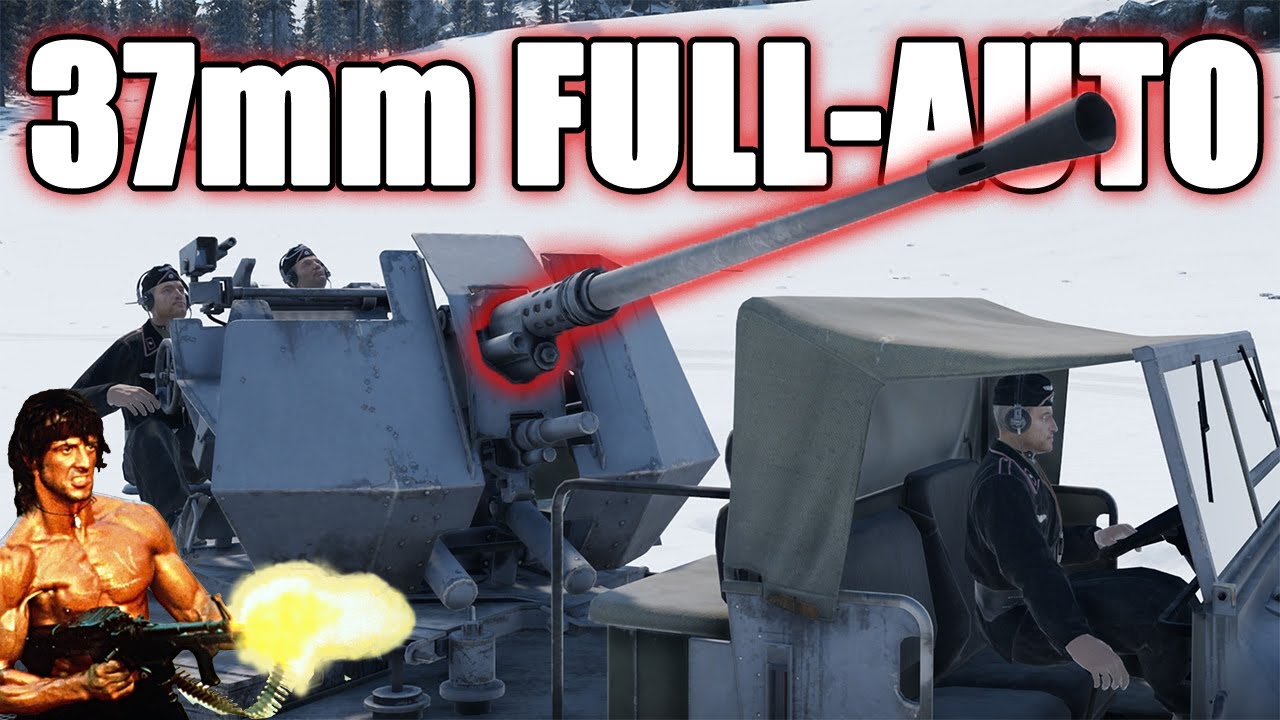 Using Full-Auto Against Tanks (it's not fair) - (Sd.Kfz. 6/2) | War Thunder