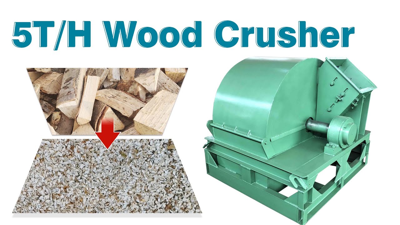 5T/H Timber Wood Crusher Machine | Sawdust Processing Plant with A Large Capacity #woodcrusher