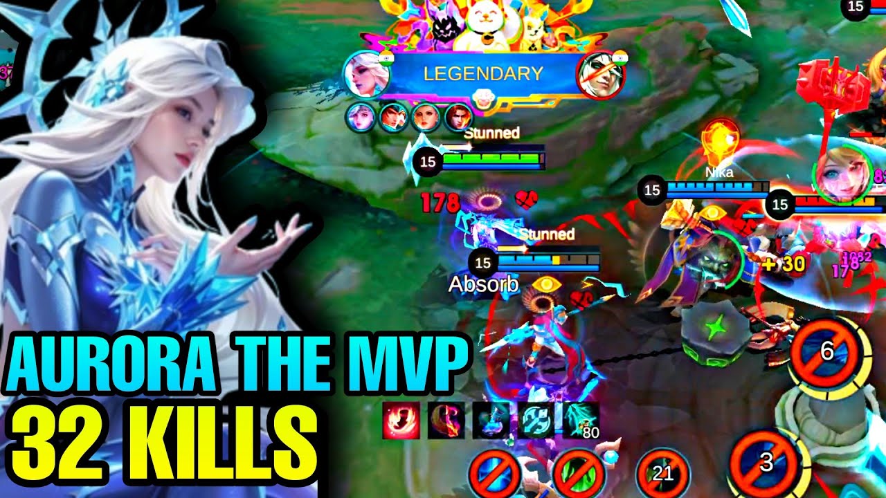 OPPONENTS KILLS = MY KILLS I MOBA LEGEND GAMEPLAY WITH AURORA I 