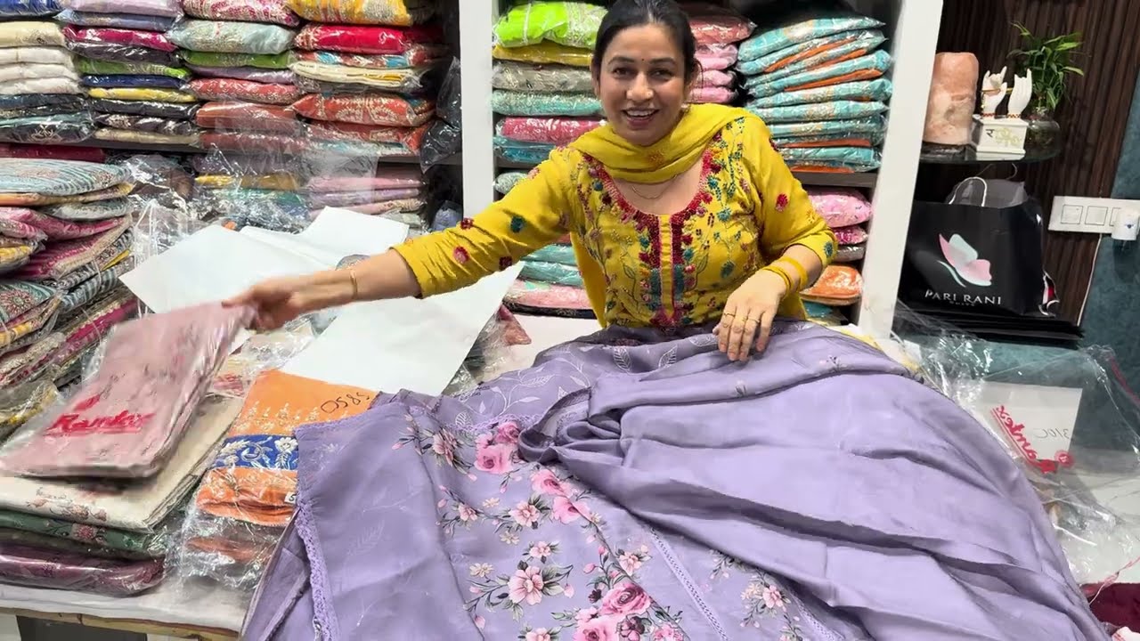 सूटो के रंग और designing देख कर 🤩सारे सूट अपने लिए सिलवाऊगी 👉8950608489