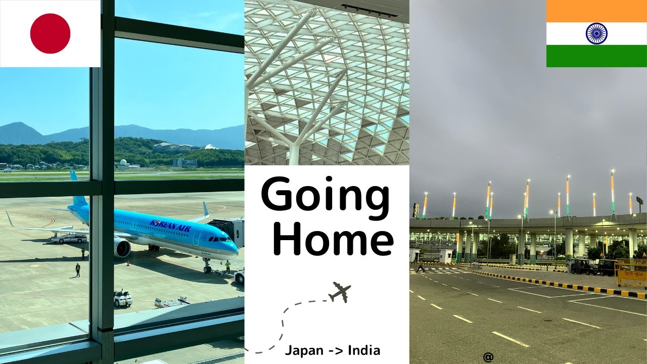 Going India from Japan || 🇯🇵 - 🇰🇷 - 🇮🇳 || G20