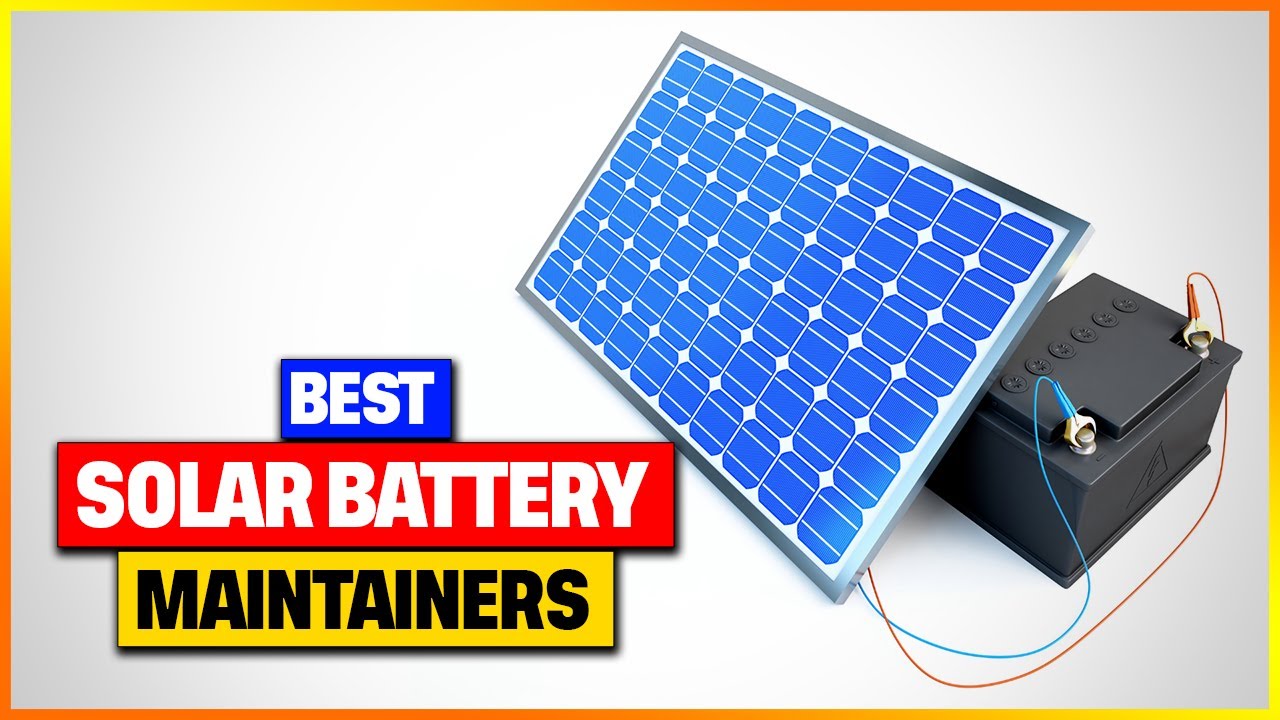 Best Solar Battery Maintainers Reviews 2026 [Top 5 Picks]