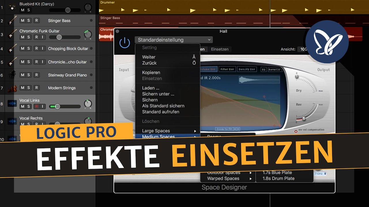 Logic Pro X: Effekte einsetzen
