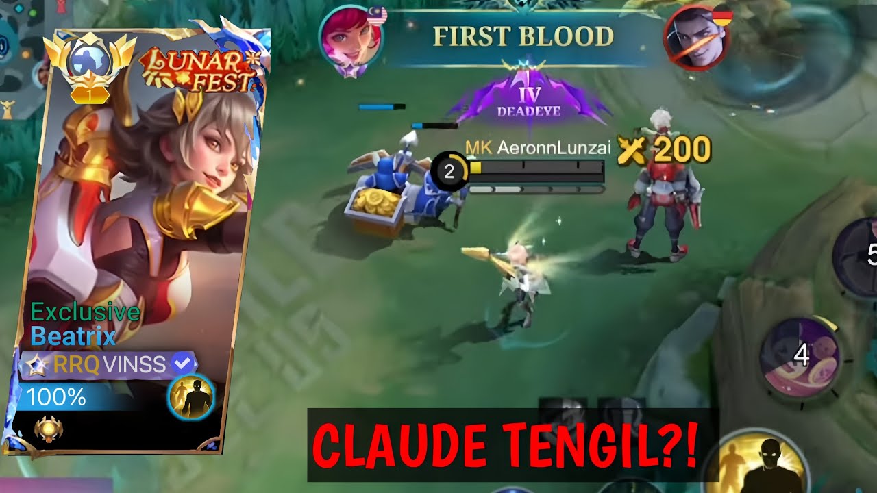 Ketemu Claude Emblem Fighter Tengil Banget! Gua Solo Kill Mulu Nih!