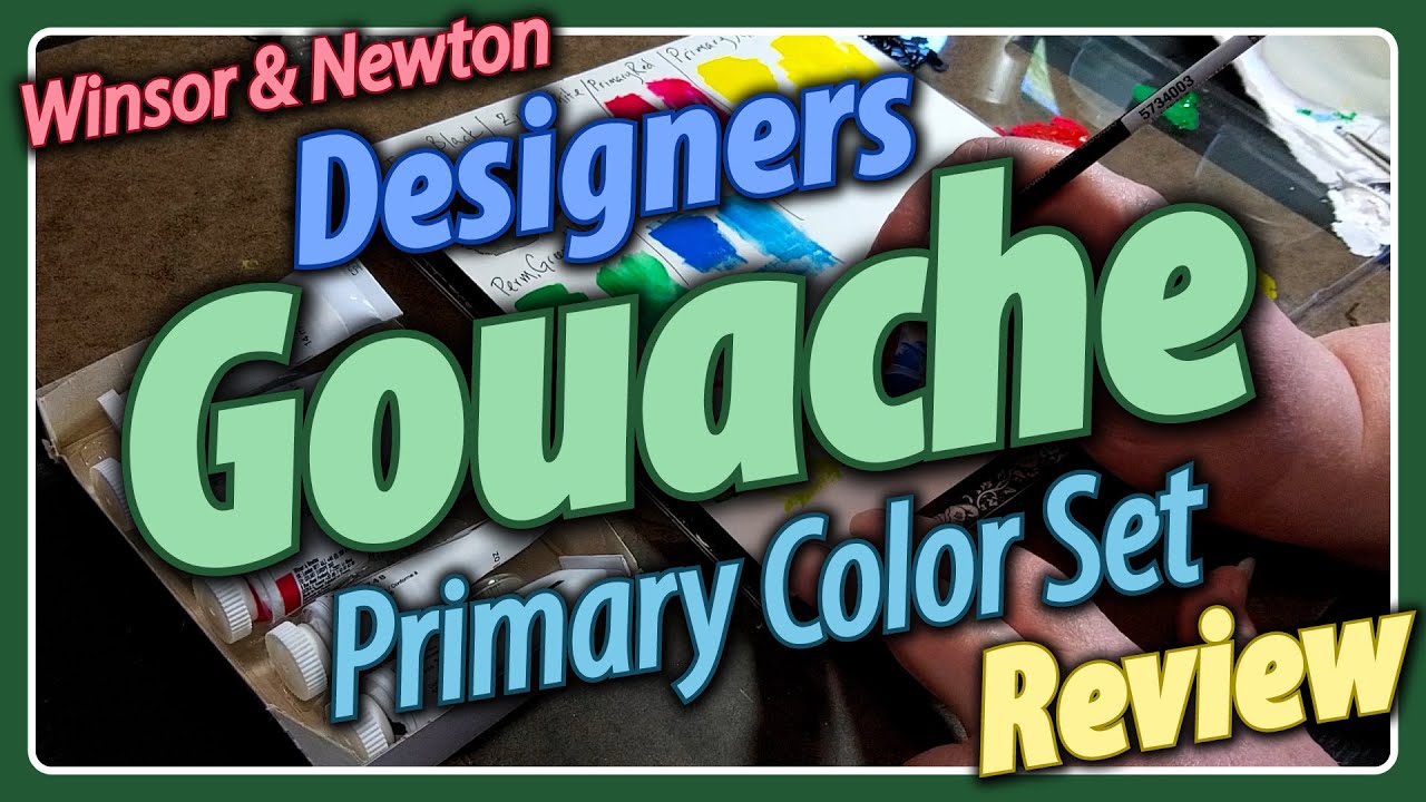 Winsor & Newton Designers Gouache Primary Color Set Review