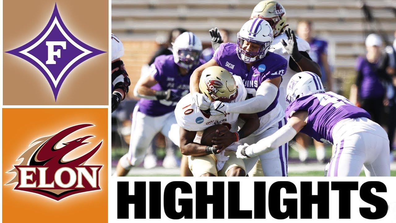Elon vs Furman Highlights | College Football Week 13 | 2022 College Football Highlights