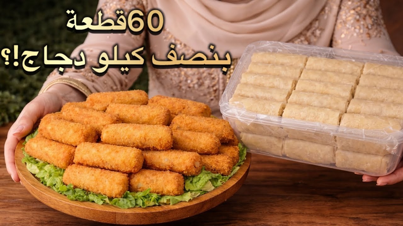 سجلي هذه الوصفه اكيد تحتاجيها 👌سيگار الدجاج والفرماج/لينيم بالدجاج والفرماج