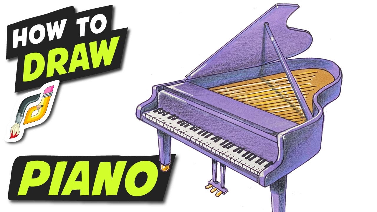 How to Draw a PIANO