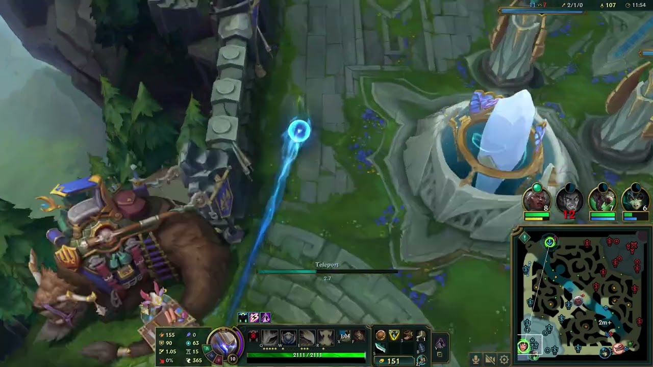 Garen vs Malphite | LOOSE 7/2/4