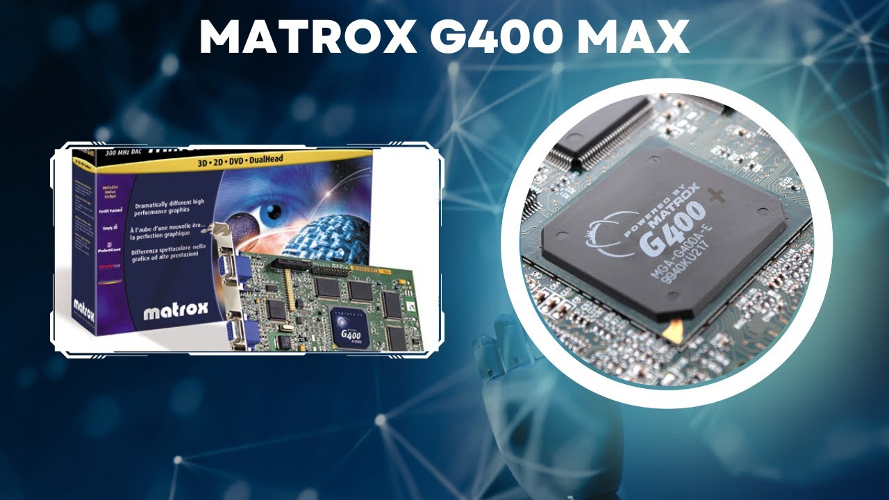 Matrox Millennium G400 MAX - TEST IN 32 BIT & BUMP MAPPING HARDWARE RENDERING