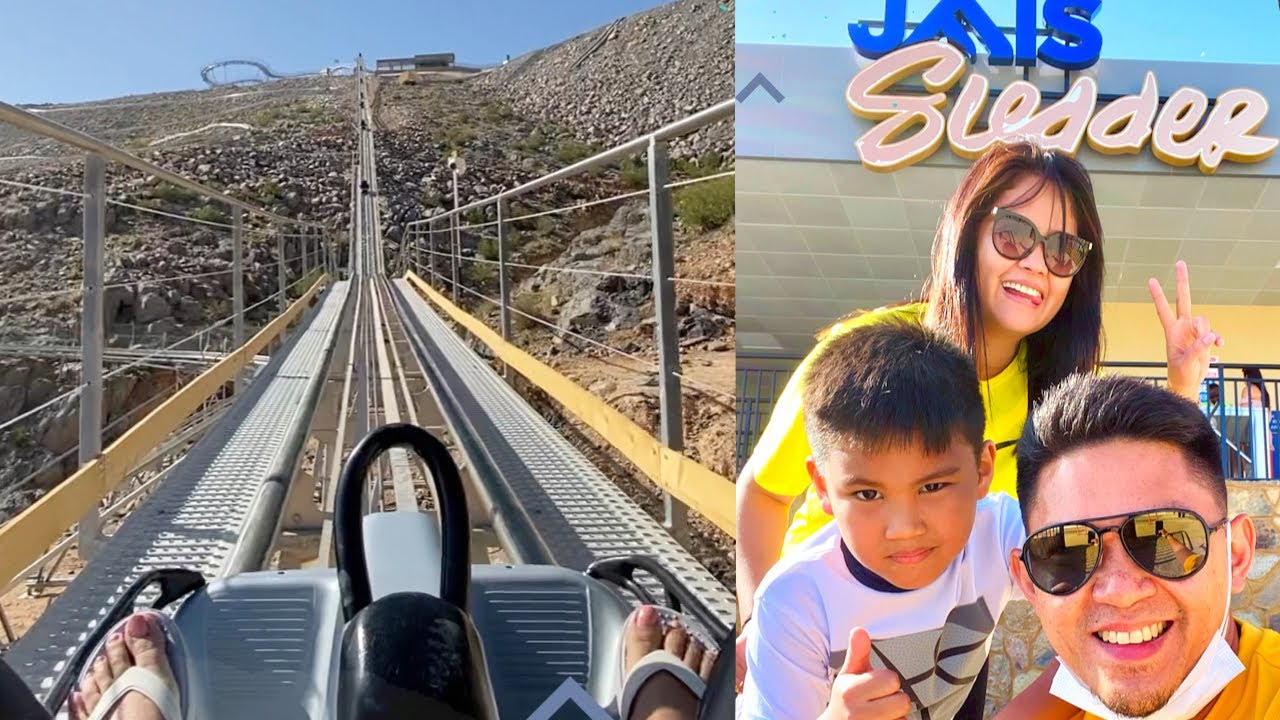 WE TRIED JAIS SLEDDER | THE NEWEST ATTRACTION IN RAS AL KHAIMAH | Gerard Travel Vlogs