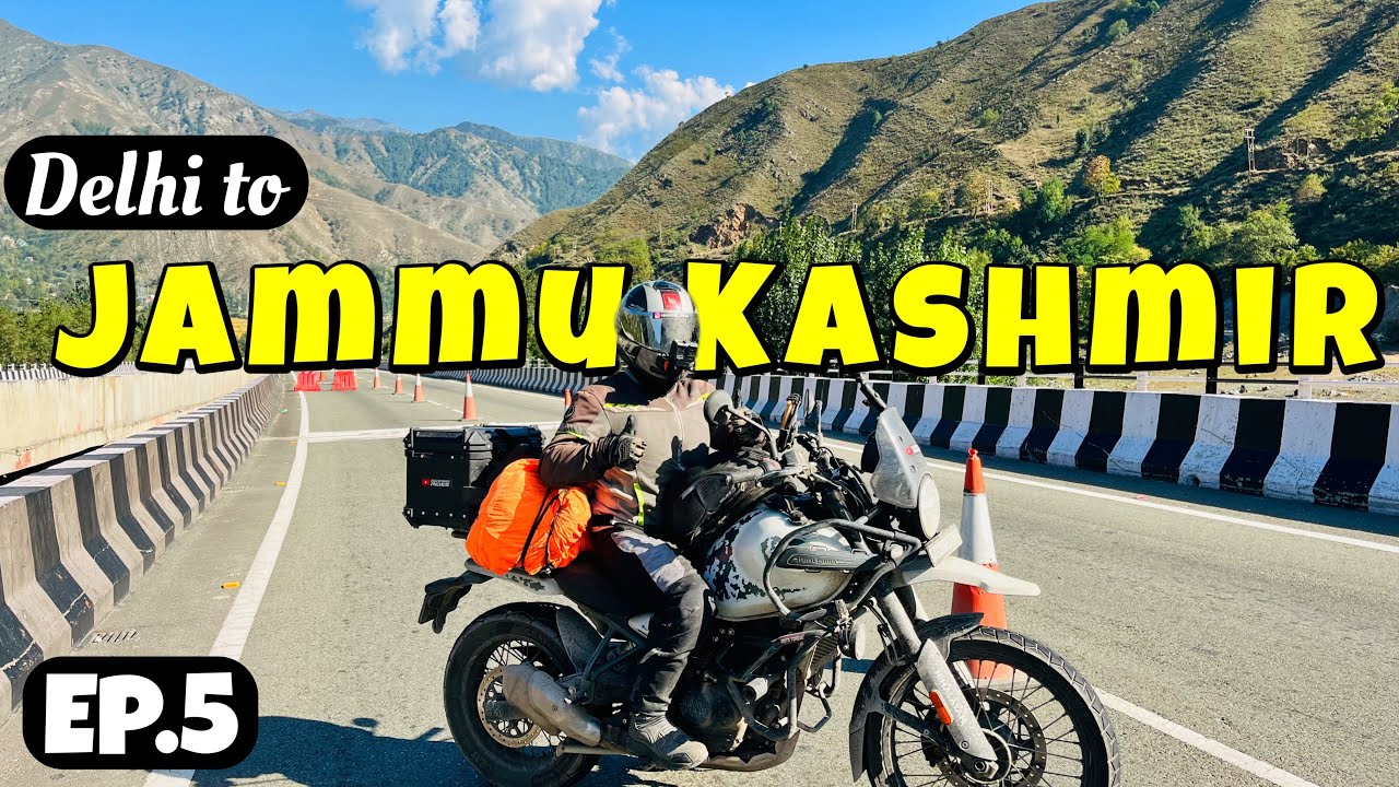 Raat ko Jammu Kashmir me faas gya 😰|Delhi to Jammu Kashmir | Assam to Ladakh solo ride 2024