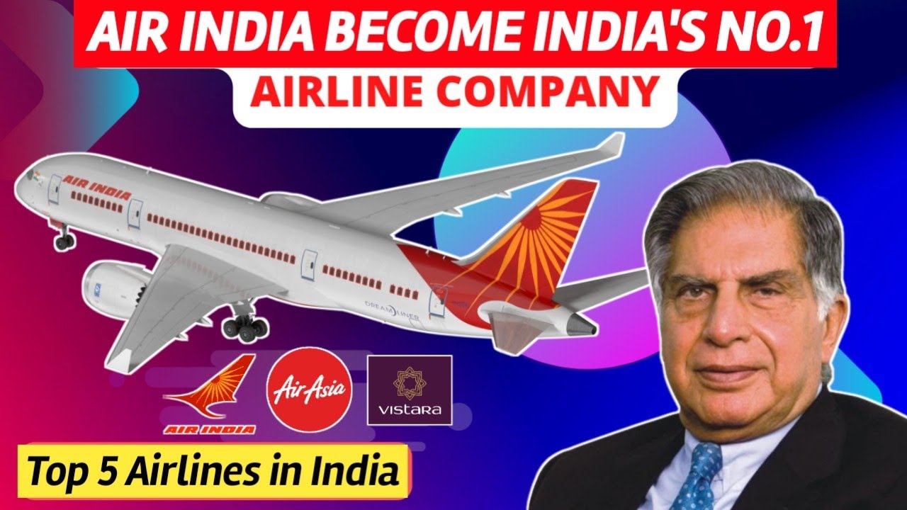 Air India Become India's No.1 Airlines Company | Top 5 Airlines Company in india