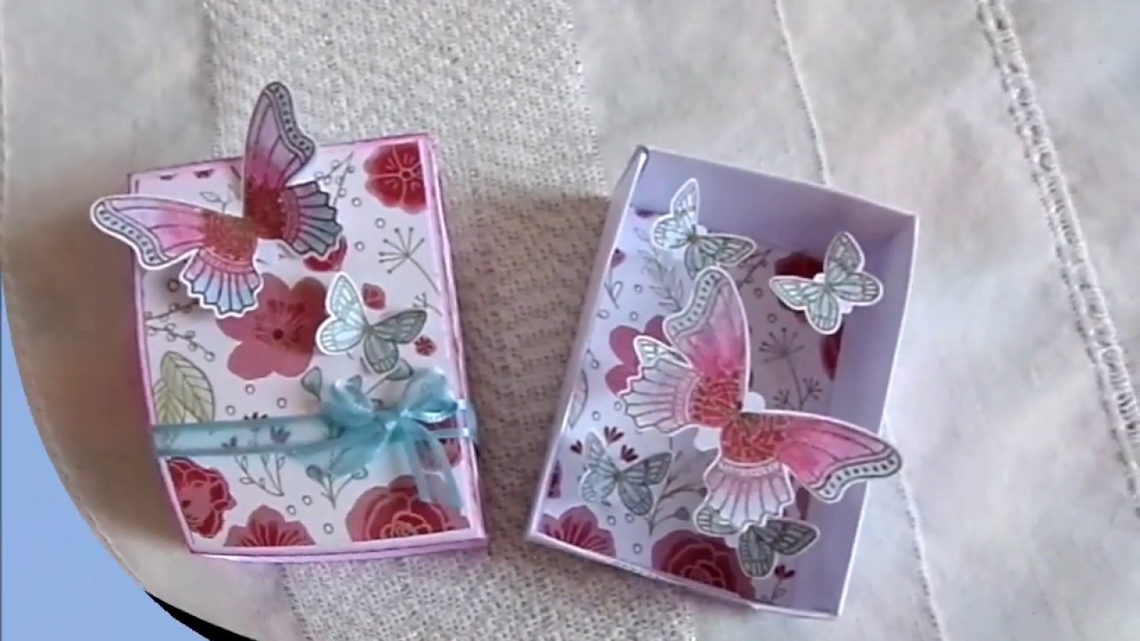 Bo&icirc;te d'allumettes Surprise avec Stampin'Up!&reg; sur PapierCiseauxEtCie.com