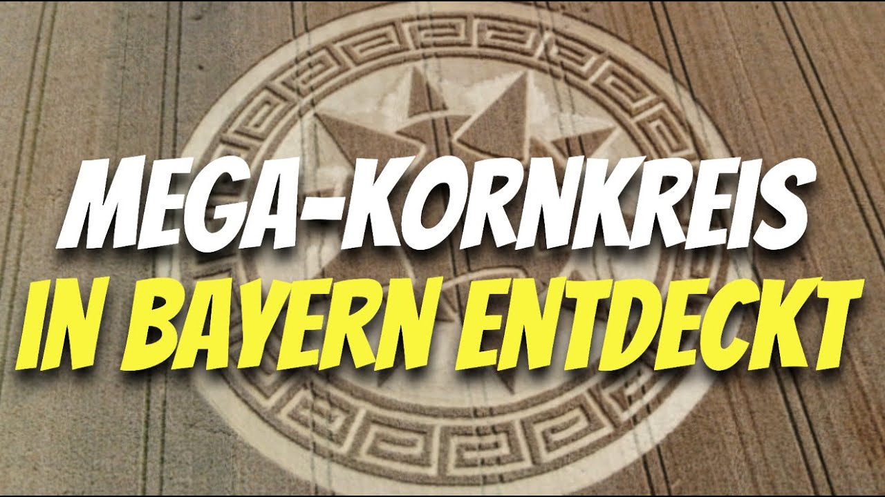 EIL: Neuer Kornkreis in Bayern entdeckt! (Ammersee Juli 2025)