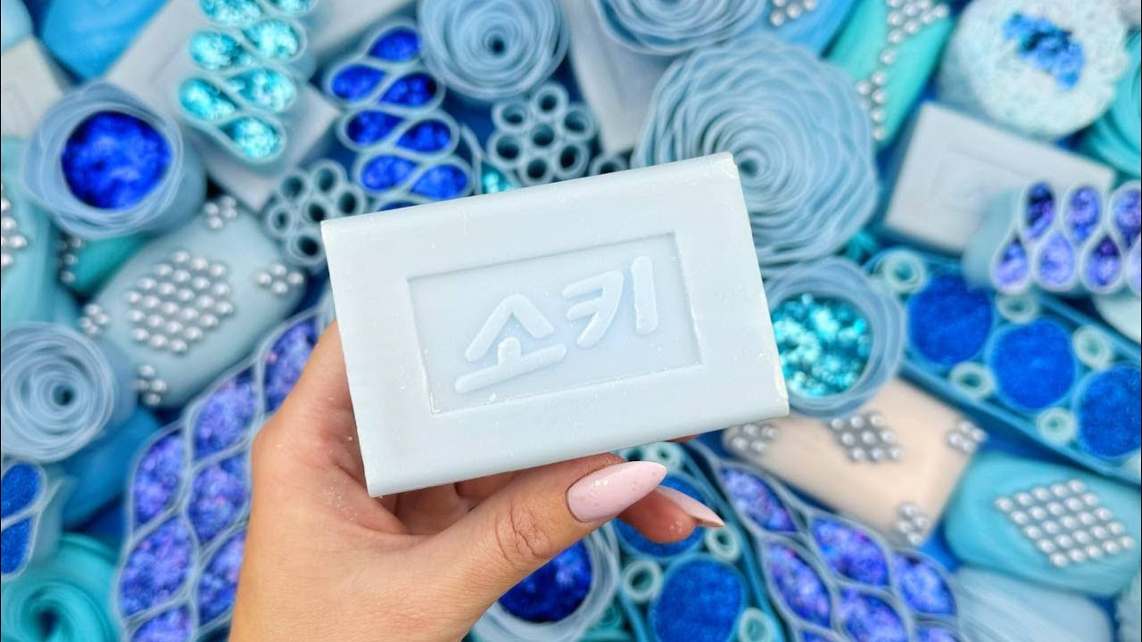 [ASMR] COMPILATION★CRUSHING SOAP★4K★Cutting cubes★