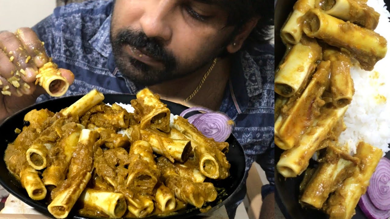 MUTTON/GOAT BONE MARROW EATING |MUTTON NALLI ELUMBU EATING | #Nalli #Bonemarrow #biryanitraveler