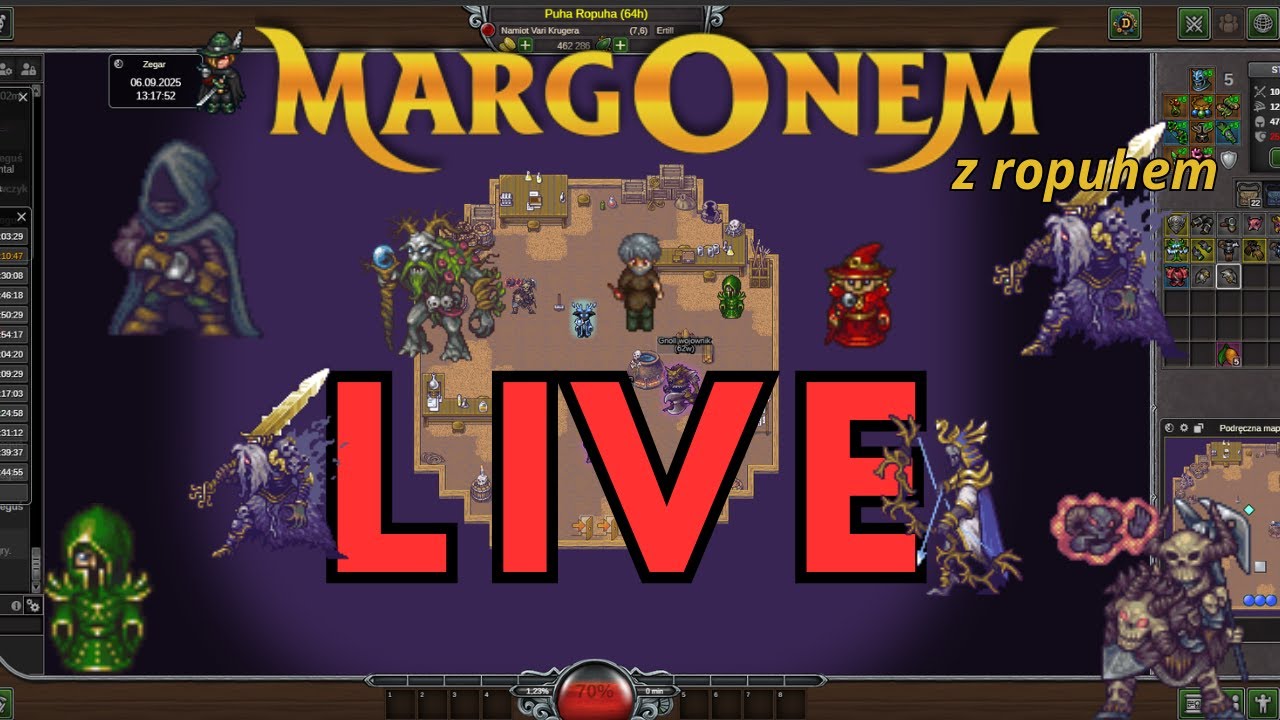 Margonem LIVE! HEROSKI, EXPIENIE POSTACI  | Margonem Ropuh