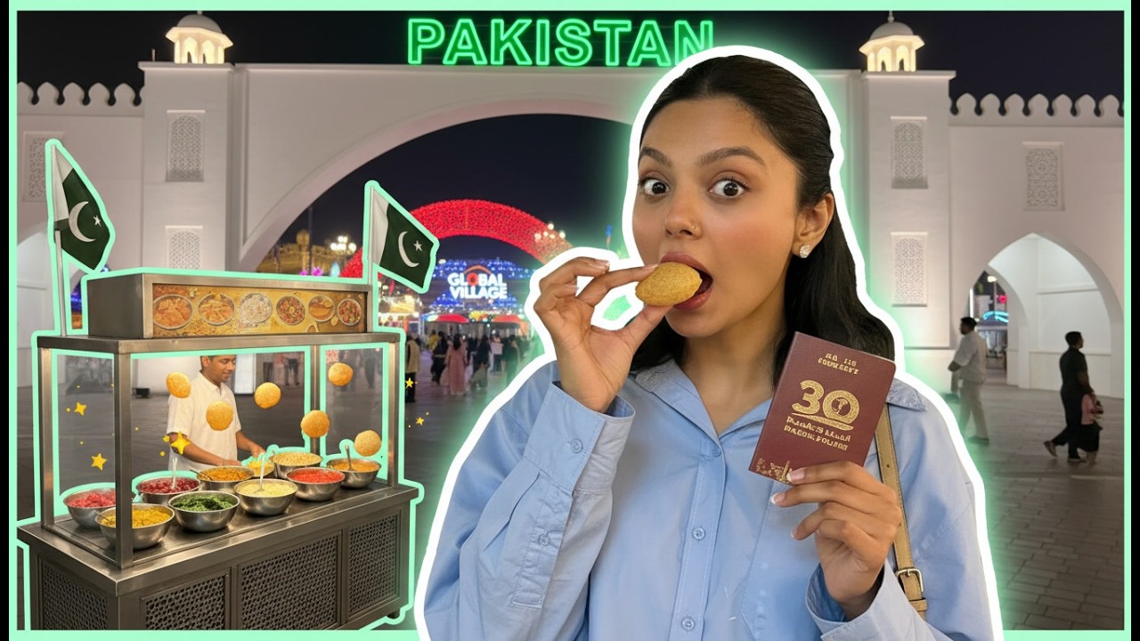Went to PAKISTAN 🇵🇰 just to eat GOL-GAPPAS 🫨 | In Global Village, Dubai