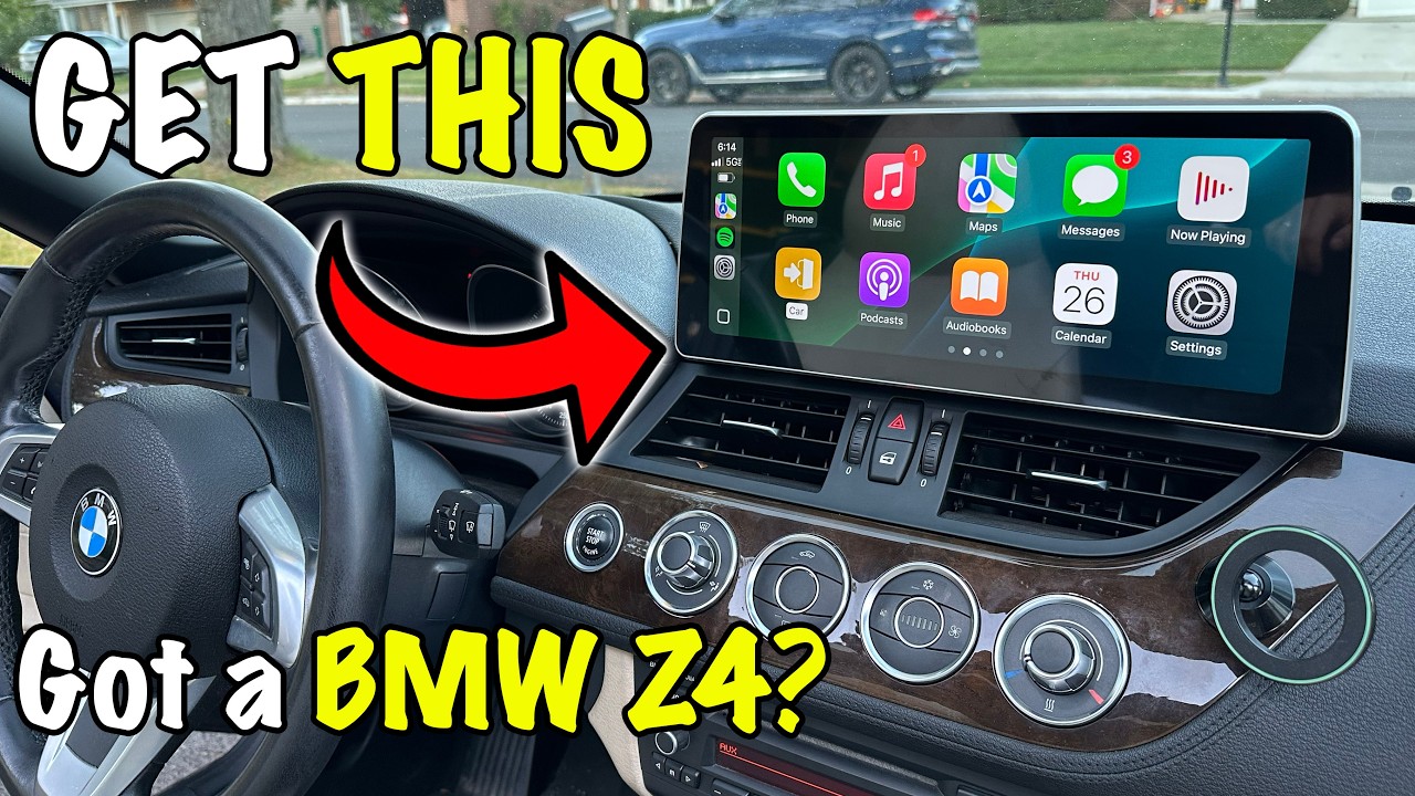 BMW Z4 (E89) Headunit Upgrade - Ugode CarPlay & Android Audio Unit
