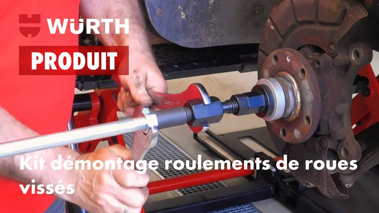 Kit de démontage pour roulements de roues vissés - Würth
