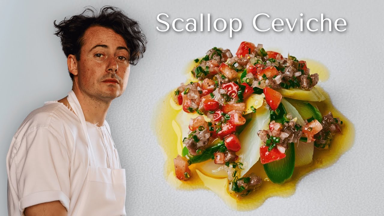 Ultimate Raw Scallop Recipe | Chef Andy Beynon | Restaurant Behind