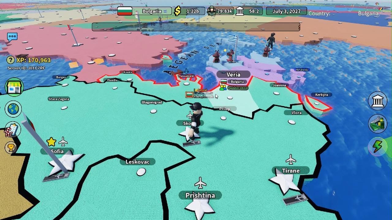 Bulgaria empire in roblox control europe 🇧🇬
