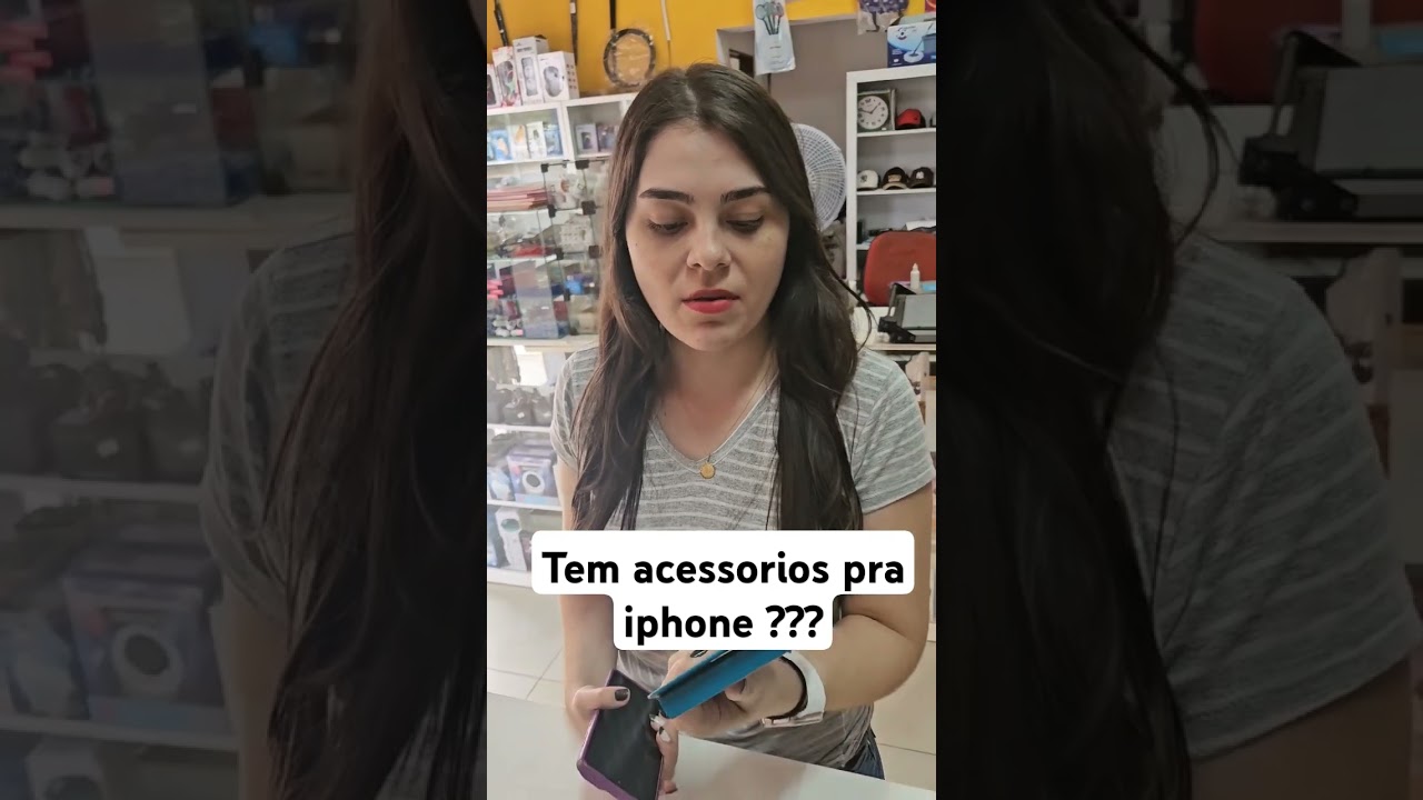 Tem acess&oacute;rios pra iPhone ai? #zueira #humor #comedia #viralvideo #memes #processador #cliente