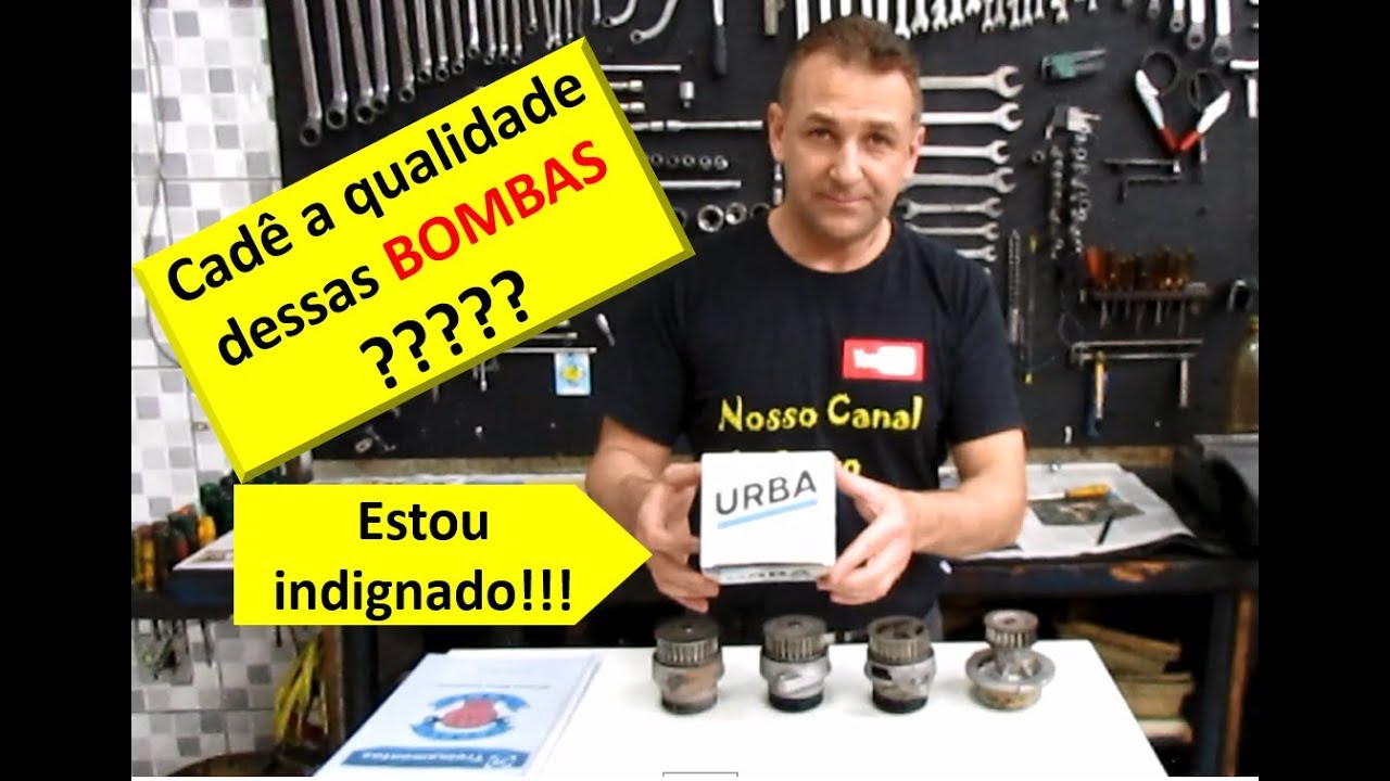 Bomba d'água URBA  com defeito recorrente.