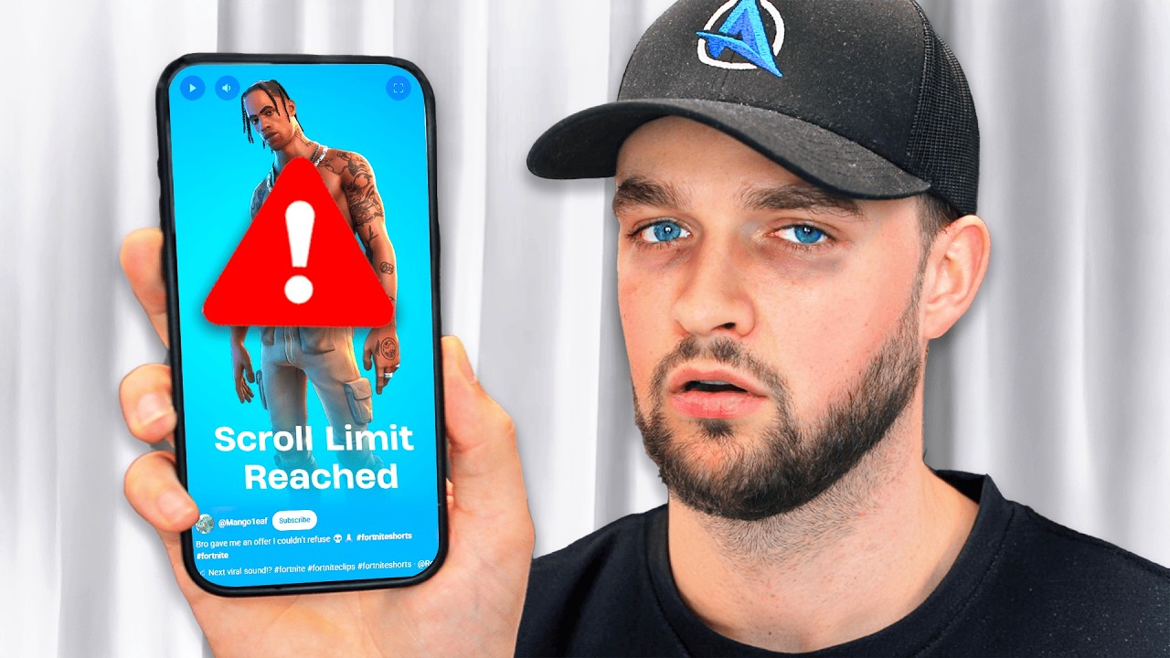 Я прокрутил до конца YouTube Shorts по Fortnite!