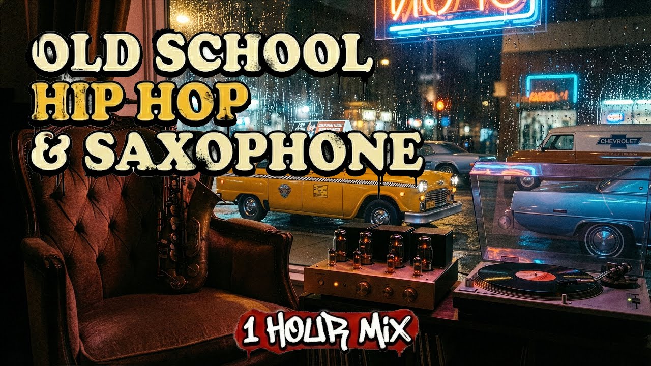 Midnight Jazz Hop 🎷 Smoky Saxophone & Vinyl Beats [1 Hour]