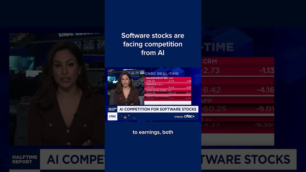 Software stocks are facing competition from AI