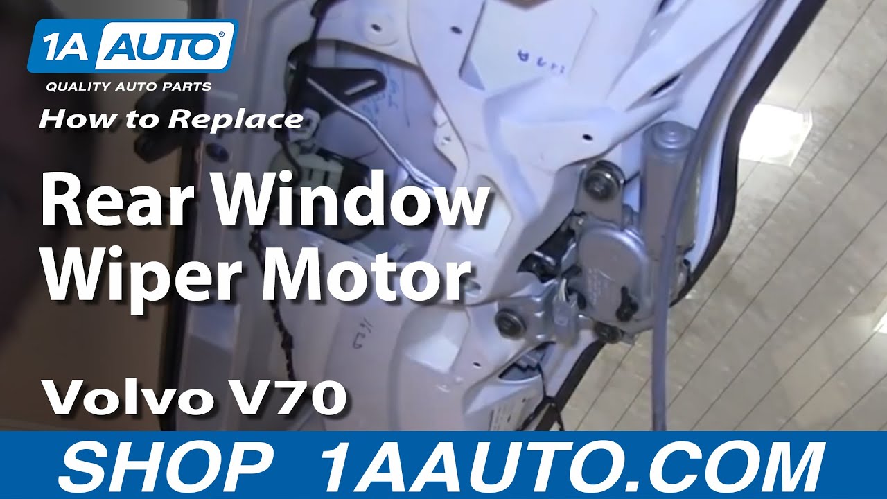 How To Replace Rear Wiper Motor 00-07 Volvo V70