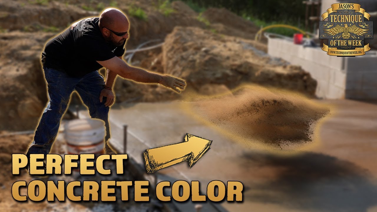 How to Blend Concrete Colors Seamlessly with Color Hardener
