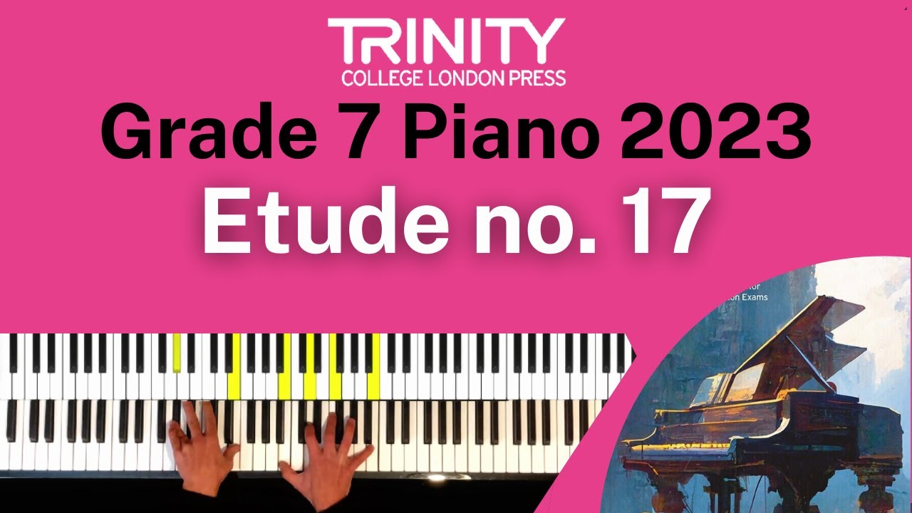 TRINITY Grade 7 Piano 2023 - Etude no. 17 in G# minor (Montgeroult)
