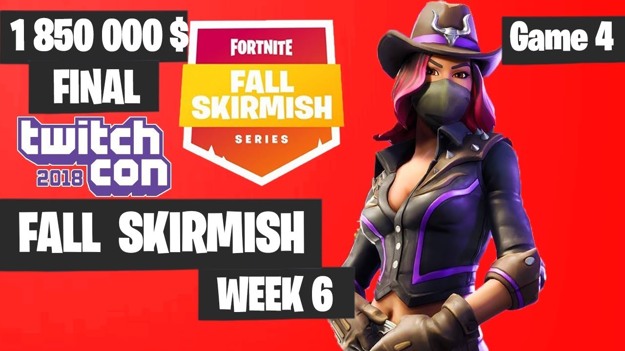 Fortnite Fall Skirmish Week 6 Grand Final Game 4 Highlights - Fortnite TwitchCon