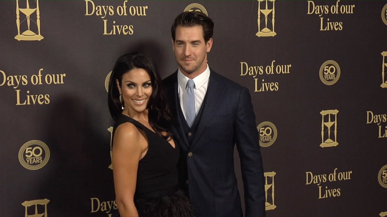 Nadia Bjorlin & Grant Turnball Red Carpet Style at Days of Our Lives 50 Anniversary Party