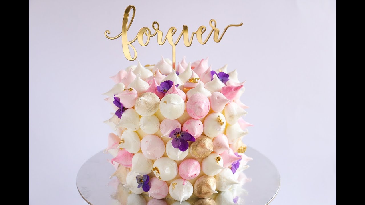 Mini Meringue Covered Cake Tutorial- Rosie's Dessert Spot