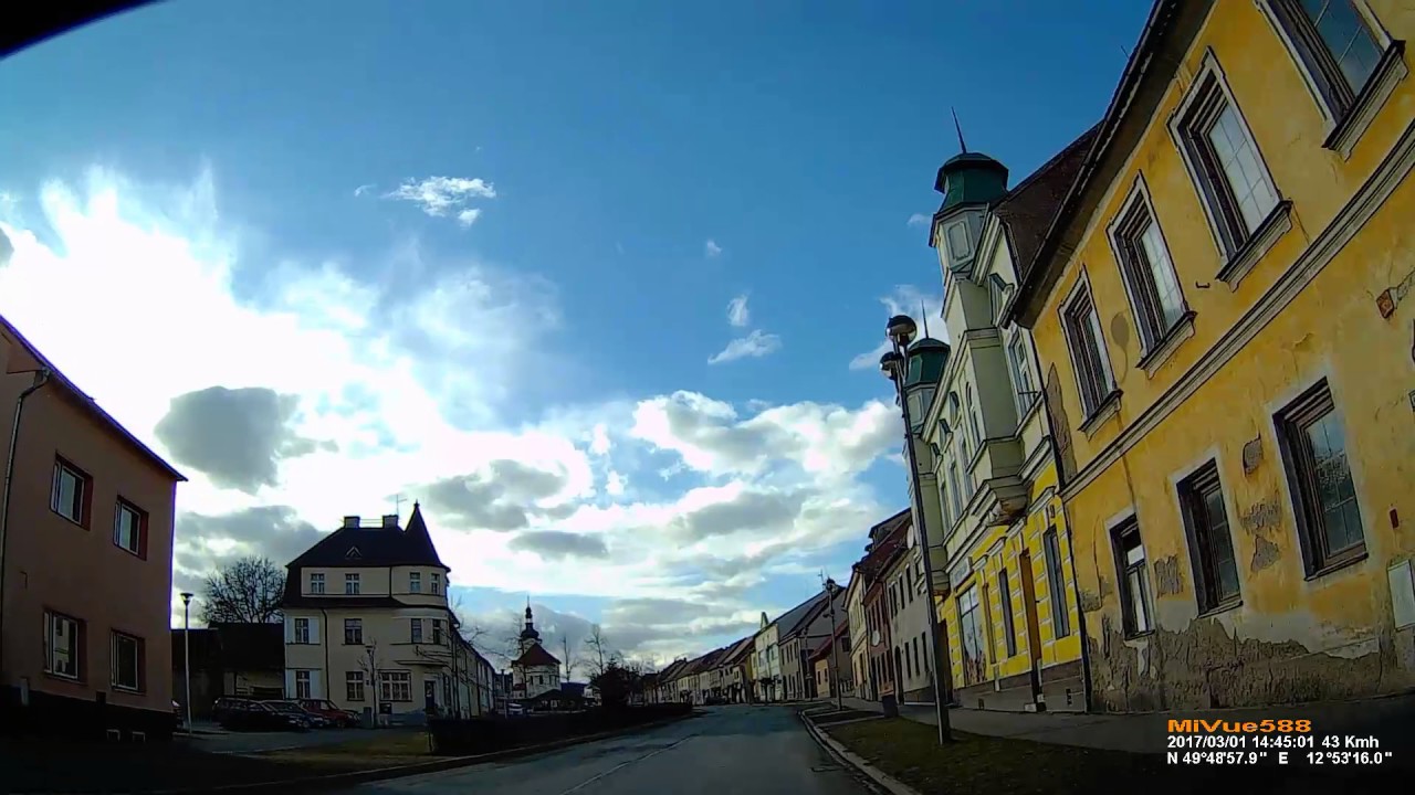 CZ: Černošín (Tschernoschin). Plzeňský kraj. March 2017