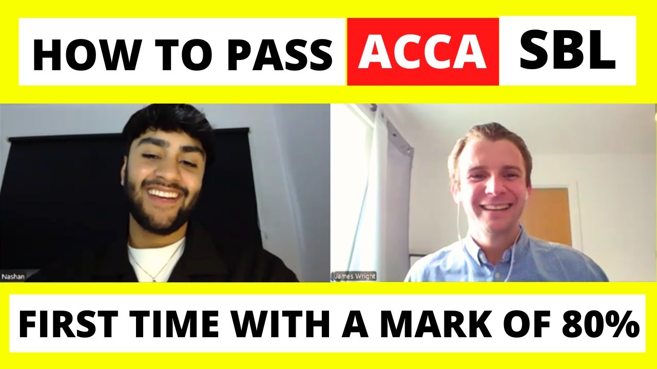 How to pass ACCA SBL with 80% first time! | ACCA Strategic Business Leader |