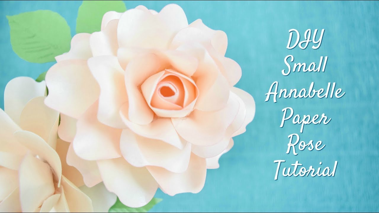 DIY Paper Rose Flower Tutorial