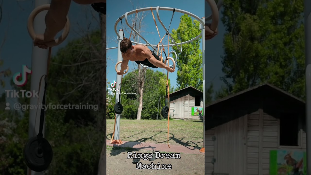 Rings training for beginner, using the G-Force RING DREAM MACHINE