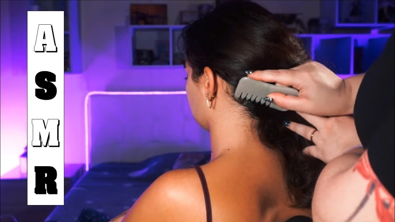 ASMR Relaxing Head and Hair Massage for Sleep 😴 Day 03
