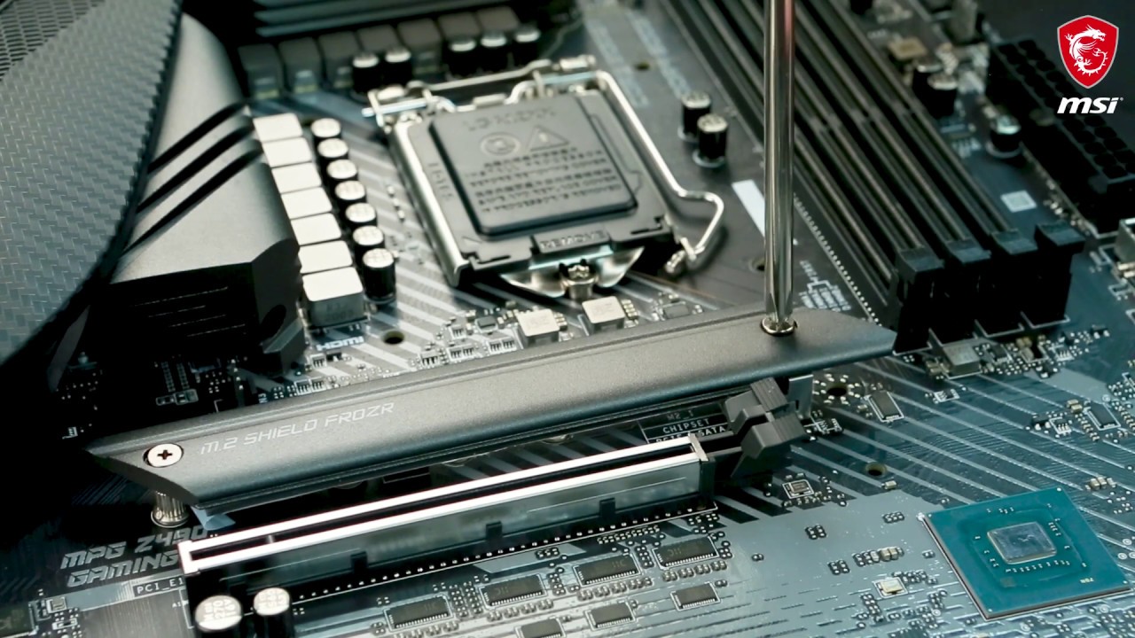 MSI® HOW-TO use M.2 SHIELD FROZR heatsink